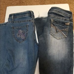 Two pairs of jeans